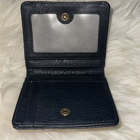 Sold 😀Fossil logan Zip small RFID Blocking snakeskin bifold wallet - Picture 7 of 10